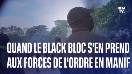 LIGNE ROUGE - Le 1er mai dernier à Paris, le black bloc s'en est violemment  pris aux forces de l'ordre - Vidéo Dailymotion