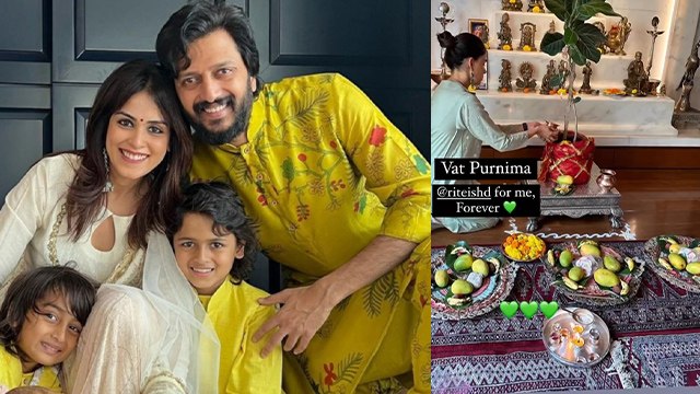 Genelia D'souza Husband Riteish Deshmukh के लिए Vat Purnima Puja Viral | Boldsky
