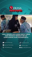 VIRAL JEMAAH HAJI LANSIA MINTA TURUN DARI PESAWAT TERINGAT BELUM KASIH MAKAN AYAM PELIHARAANYA