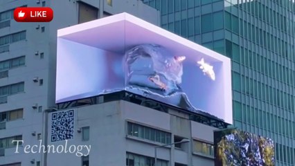 [Mysterious] You can see it jump out of the building screen! Billboard 3D