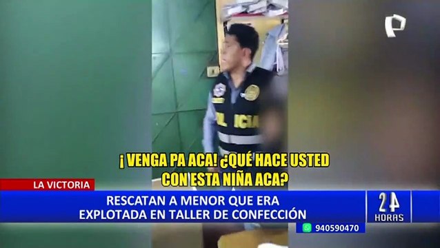 La Victoria: Ubican a menor desaparecida trabajando en un taller de Gamarra