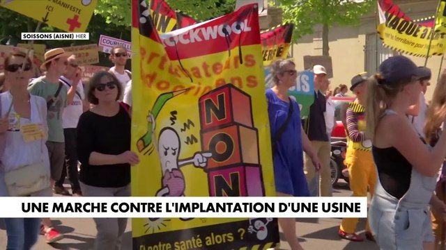 Soissons : une marche organisée contre la construction d'une usine polluante