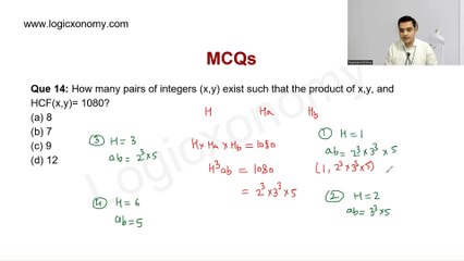 Solving LCM and HCF Puzzles: Finding the Number of Pairs #logicxonomy