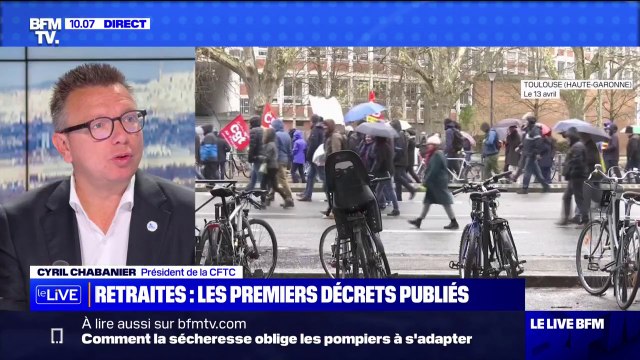 Cyril Chabanier (CFTC): On se bat pour demander un vote sur la réforme des retraites