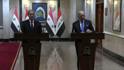 "الوضع الأمني في #سوريا يؤثر مباشرة على الداخل في #العراق"...وزير الخارجية العراقي: نرحب بعودة سوريا إلى مقعدها بالجامعة العربية  #العربية