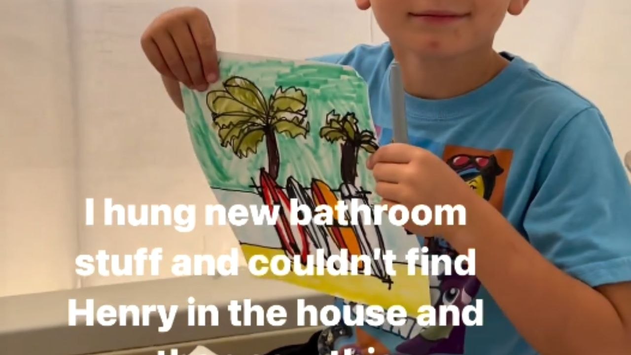 Artistic boy recreates a painting in home and makes an almost exact replica