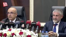 Hazine ve Maliye Bakanı Mehmet Şimşek, görevi törenle Nurettin Nebati'den devaldı