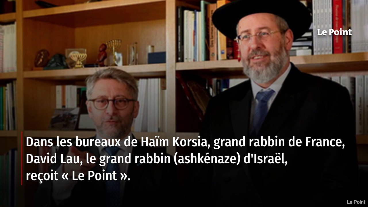 Guerre en Ukraine, antisémitisme… Les confidences du grand rabbin d’Israël