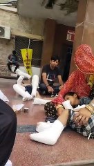 गैस  रिसाव: तिल्ली जलाते ही लगी आग, चार बालक झुलसे