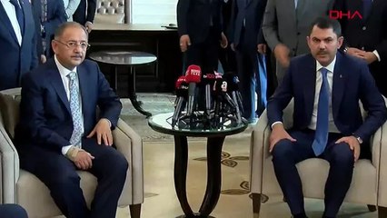 Mehmet Özhaseki, görevi Murat Kurum'dan teslim aldı