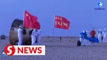 China's Shenzhou-15 astronauts return safely