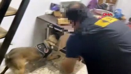 Opération antidrogue à Izmir : 6,5 kilos de méthamphétamine et d'armes à long canon saisis