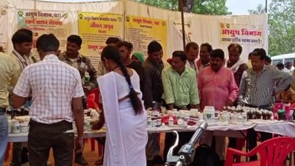 धार: आयुष विभाग के द्वारा निशुल्क स्वास्थ्य शिविर का आयोजन, अनाजों की लगाई गई प्रदर्शनी
