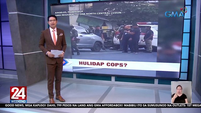 Station commander at 6 na tauhan ng Angeles City Police Station 2 sa Pampanga, tiklo dahil umano sa pangingikil | 24 Oras Weekend