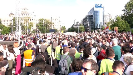 Große Anti-Vucic-Proteste in Belgrad