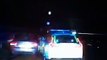 Dashcam footage shows armed driver ramming police car before 135mph motorway chase