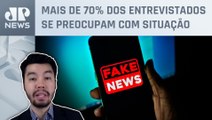 Segundo pesquisa, brasileiros apoiam lei para combater fake news; Kobayashi analisa