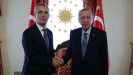 Cumhurbaşkanı Erdoğan NATO Genel Sekreteri Stoltenberg'i kabul etti