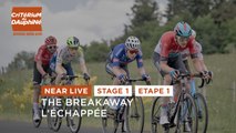 The breakaway / L'échappée - Étape 1 / Stage 1 - #Dauphiné 2023
