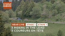 Only 3 riders left in the lead / Plus que 3 coureurs en tête - Étape 1 / Stage 1 - #Dauphiné 2023