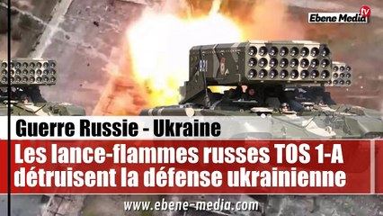 L'armée russe a mené des frappes massives des lance-flammes en Ukraine
