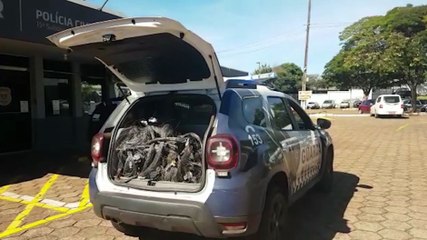 GM apreende fios que teriam sido furtados e estavam sendo preparados para a venda