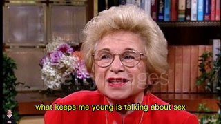 Dr. Ruth Turns 95 'What Keeps Me Young Is Talking About Sex from Morning Till Night!'