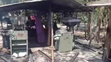 बहराइच: अज्ञात कारणों से कारखाने में लगी भीषण आग, लाखों का सामान जलकर हुआ खाक