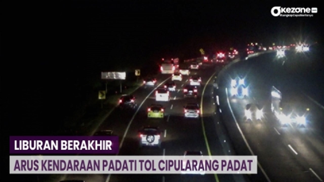 Liburan Berakhir, Arus Kendaraan Padati Tol Cipularang Padat
