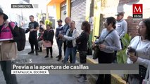 En Ixtapaluca, alistan casillas electorales para elegir a la próxima gobernadora del Edomex