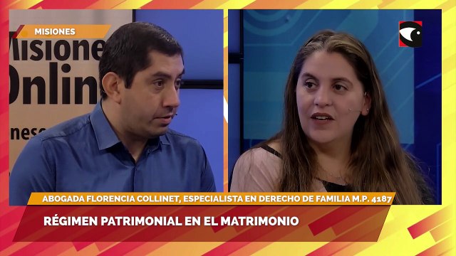 Florencia Collinet, abogada y especialista en derecho de familia (M.P. 4187), explicó de qué se trata el régimen patrimonial en el matrimonio