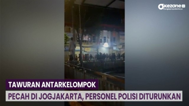 Tawuran Antarkelompok Pecah di Jogjakarta, Personel Polisi Diturunkan
