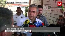 Fernando Vilchis, presidente municipal de Ecatepec, emite su voto para la gubernatura de Edomex