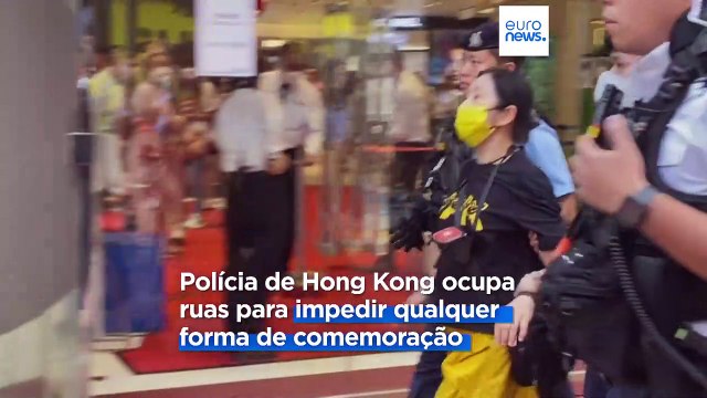 Aniversário do massacre na Praça Tiananmen: Vários ativistas detidos em Hong Kong