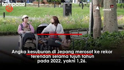 Turun Setiap Tahun, Angka Kesuburan Jepang pada 2022 Terendah