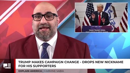 Trump Makes Campaign Change - Drops New Name For His Supporters
