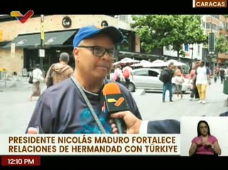 Ciudadanos consideran fundamental los lazos de hermandad entre Türkiye y Venezuela