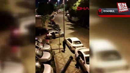 Bağcılar'da otomobile giren hırsızlara balkondan patates fırlattı