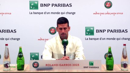 Roland-Garros 2023 - Novak Djokovic : "We want to see a healthy Rafael Nadal who will play his last season, as he announced. I hope he can do it"