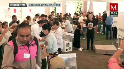 Alfredo del Mazo emite su voto en elecciones por gubernatura del Estado de México