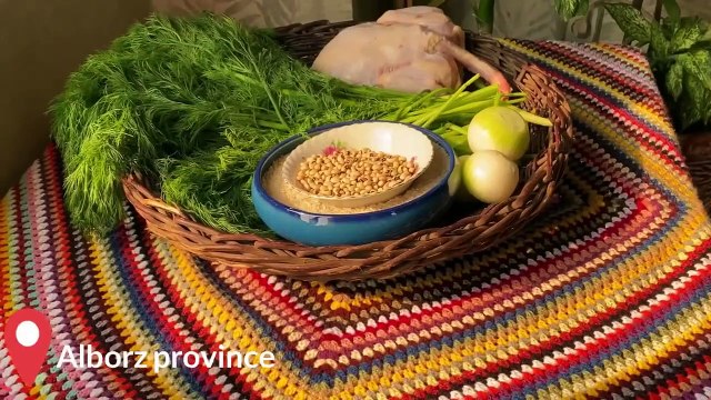 How to cook a chicken under rice _ Iranian traditional dish