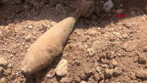 Şanlıurfa'da inşaat kazısında patlamamış havan mermisi bulundu