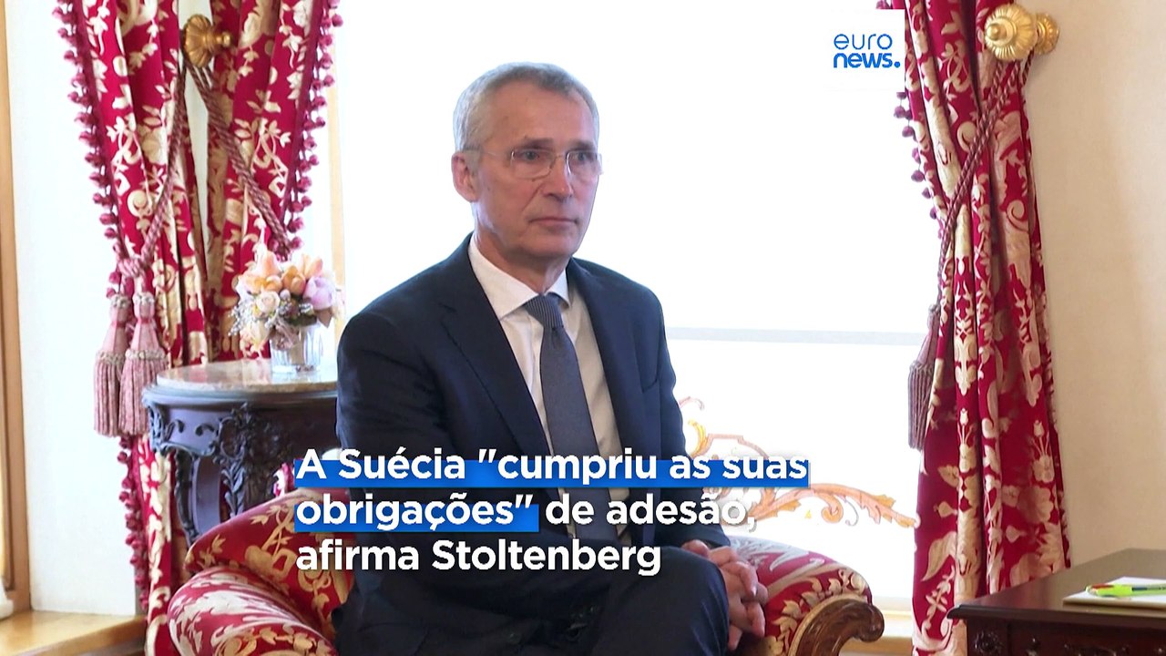 Secretário-Geral da NATO insta Presidente da Turquia a não bloquear entrada da Suécia na NATO