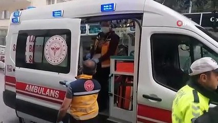 Motosiklet çalan hırsızı tekmeyle durdurdu