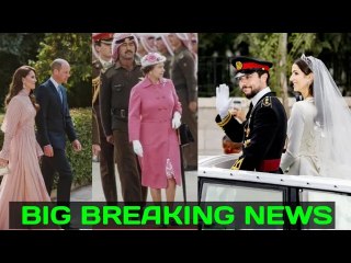 Royal Family ! Kate ! Crown Prince Hussein Gave a Tender Bow To The Late Queen and Prince Philip