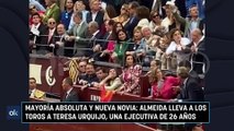Mayoría absoluta y nueva novia Almeida lleva a los toros a Teresa Urquijo, una ejecutiva de 26 años