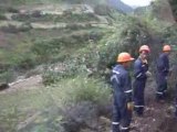 train vers huancayo comme la pub cafe de Colombie