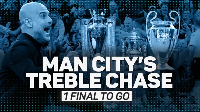 Manchester City's treble chase: two down, one to go!