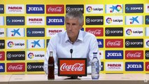 Rueda de prensa de Quique Setién Villarreal vs Atlético