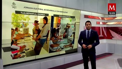 Jornada electoral se desarrolla con normalidad en Tlalnepantla
